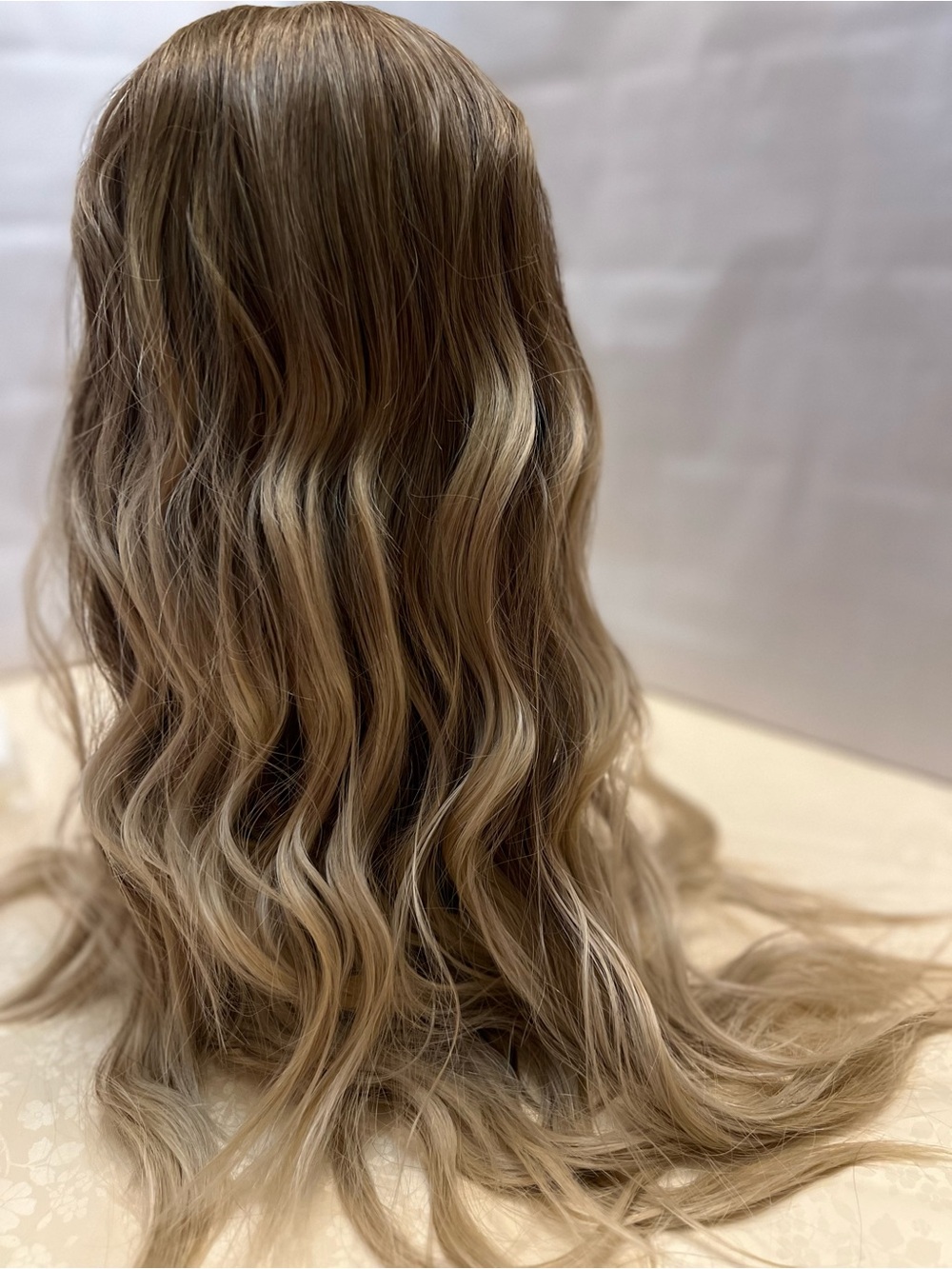 Blonde Wavy Lace Front Wig - Natural Honey Blonde - Picture 2 of 5
